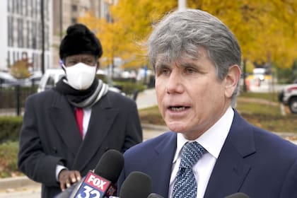 Blagojevich fue sentenciado a 14 años de prisión después de ser declarado culpable de varios cargos de corrupción (Charles Rex Arbogast/AP)