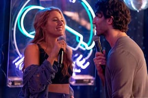 Blake Lively y Justin Baldoni en una escena de Romper el círculo