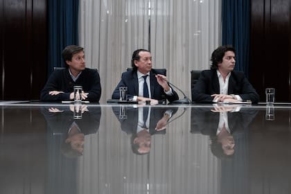 Blanco Muiño, Sica y Werner, al anunciar ayer la eliminación del IVA