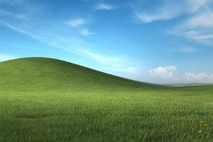 Bliss, una de las imágenes icónicas de Windows XP, regresa en forma de fondo para Microsoft Teams