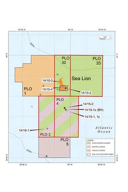 Bloques de exploración offshore en el Mar Argentino