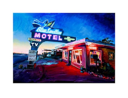 Blue Swallow Motel, Route 66, 2019