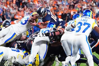Bo Nix anota con 47 segundos y los Broncos vencen a los Rams 30-26