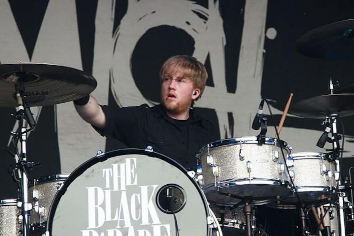 Bob Bryar en el Big Day Out Festival, en enero de 2007
