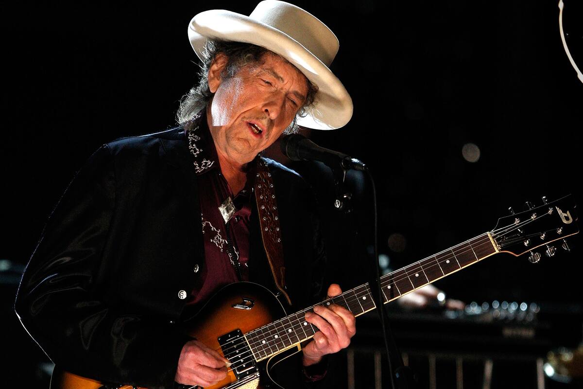 Bob Dylan en un concierto en 2009
