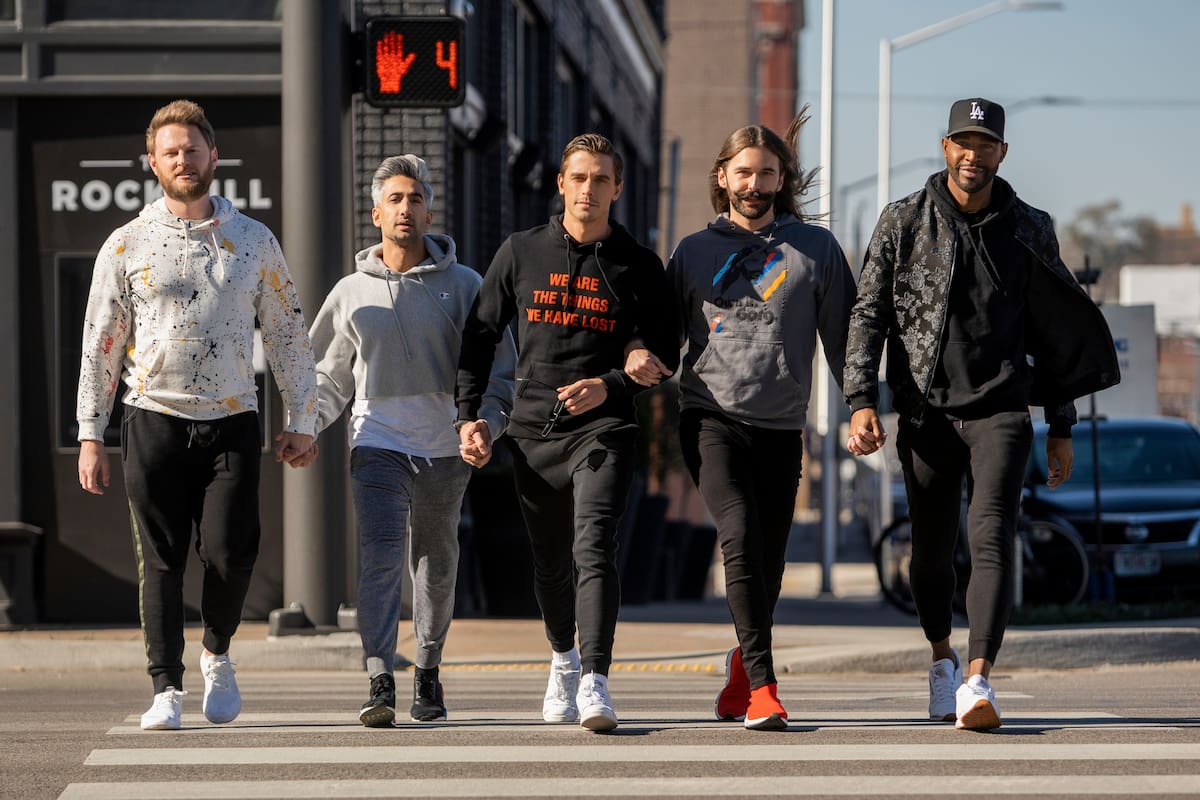 Bobby Berk, Tan France, Antoni Porowski, Jonathan Van Ness y Karamo Brown, protagonistas de Queer Eye