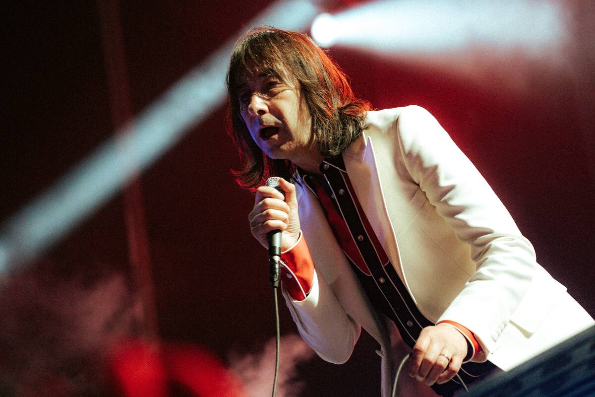 Bobby Gillespie, cantante de Primal Scream, en el Music Wins 2025