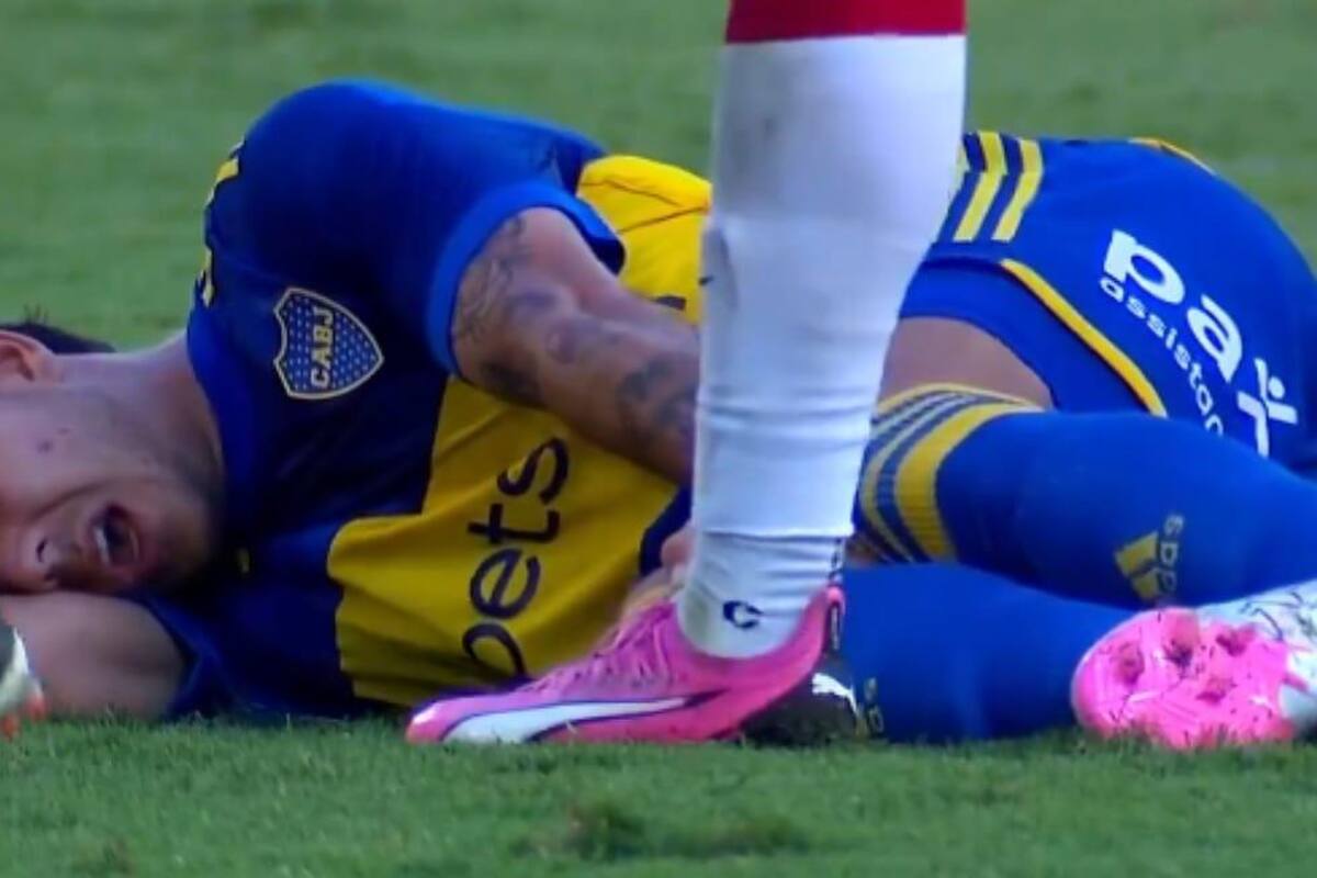 Boca 2 vs. San Lorenzo 1, 30 de marzo: Lucas Blondel acaba de convertirse en uno de los 21 futbolistas de la Liga Profesional que sufrieron roturas de ligamentos en esta temporada.