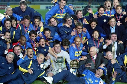 Boca, campeón de la Copa Intercontinental 2003, en Tokio