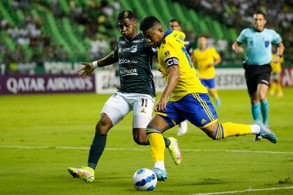 Boca debe derrotar a Cali para acceder a los octavos de final de la Copa Libertadores; está en un buen nivel Frank Fabra, que fue el capitán en el partido en Colombia, y a quien en la imagen Yony González.