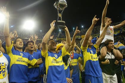 Boca fue bicampeón de la Copa Sudamericana en 2004 y 2005
