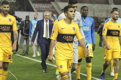 Boca se va derrotado de la cancha de Lanús.