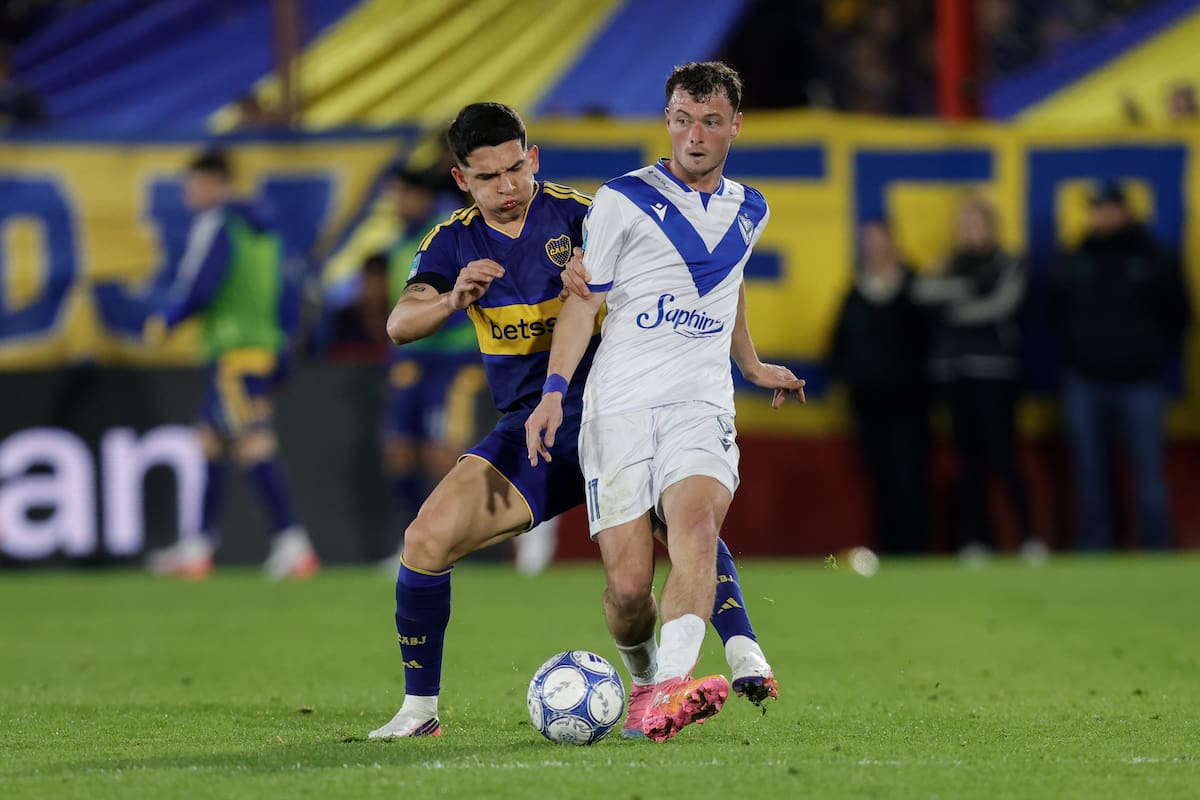 Boca y Vélez igualaron 1 a 1 recientemente en el Torneo Clausura