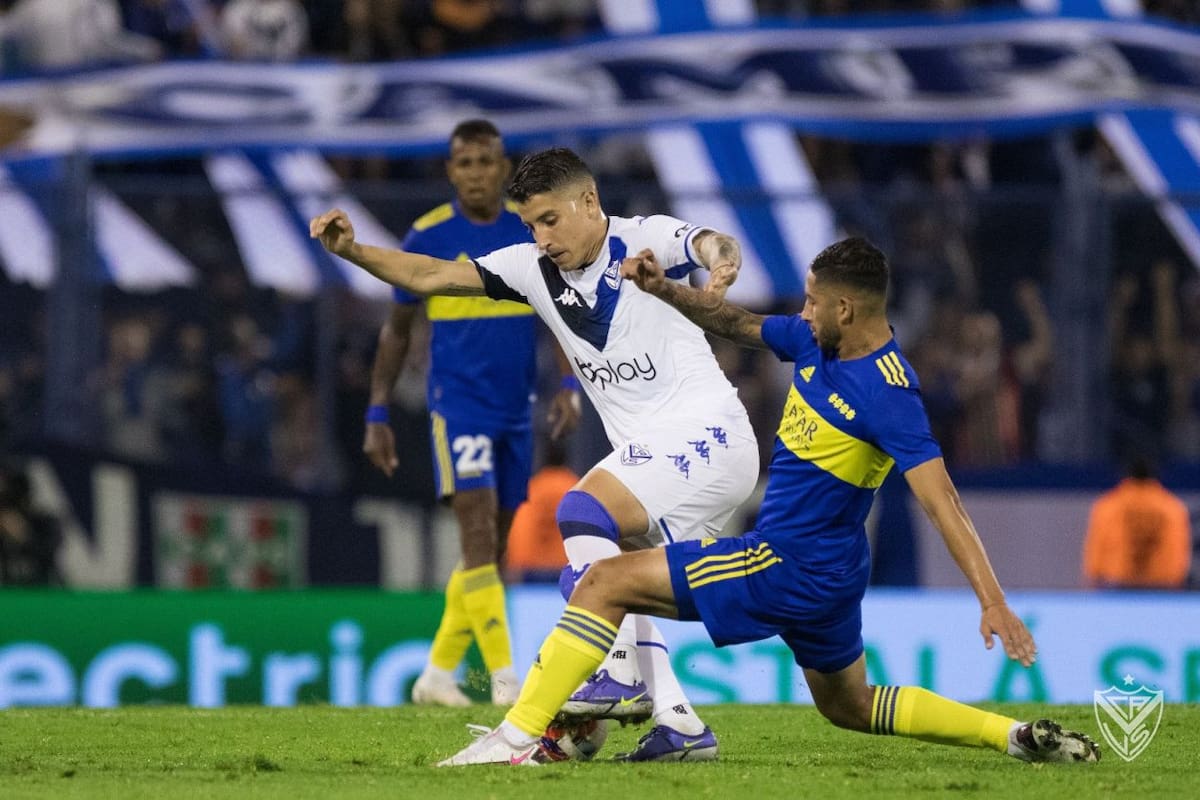Boca y Vélez se enfrentaron este año en la Copa de la Liga Profesional y fue empate 0 a 0 en Liniers