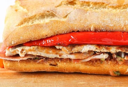 Bocadillo serrano de España