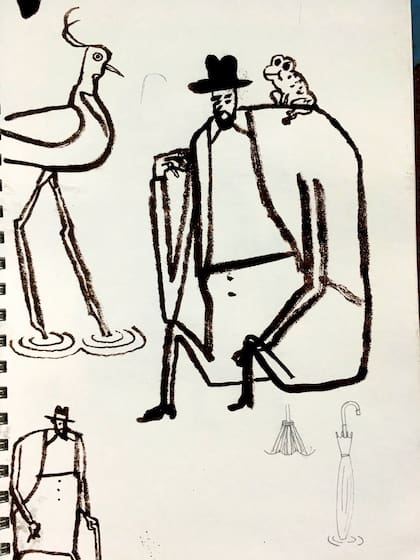 Boceto de Diego Bianchi