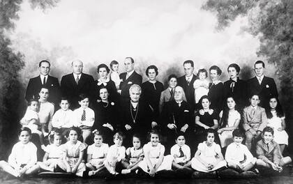 Bodas de Plata del matrimonio Pereda, en 1936.