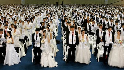 Bodas masivas de la Iglesia de la Unificación