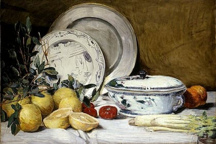 Bodegón pintado por el estadounidense Julien Alder Weir alrededor de 1900 (WikiCommons)