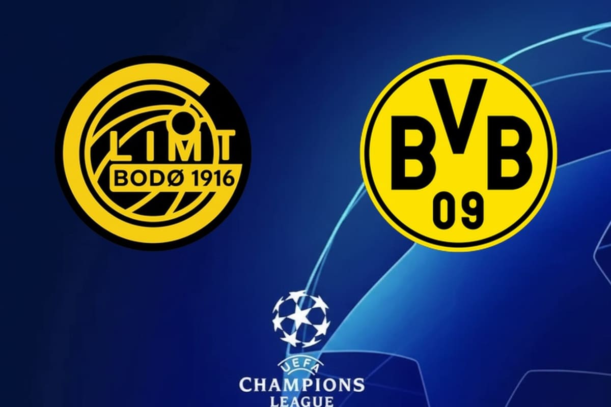 Bodø/Glimt vs. Borussia Dortmund, por una nueva jornada de la Liga de Campeones de Europa