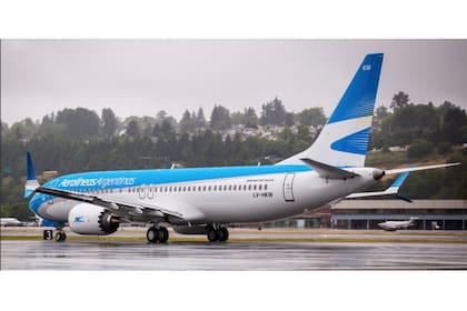 Boeing 737 MAX 8 de Aerolíneas Argentinas