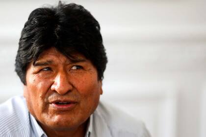 Bolivias ex-President Evo Morales speaks during an interview with AFP in Buenos Aires, on December 24, 2019. (Photo by RONALDO SCHEMIDT / AFP)