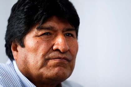 Bolivias ex-President Evo Morales speaks during an interview with AFP in Buenos Aires, on December 24, 2019. (Photo by RONALDO SCHEMIDT / AFP)