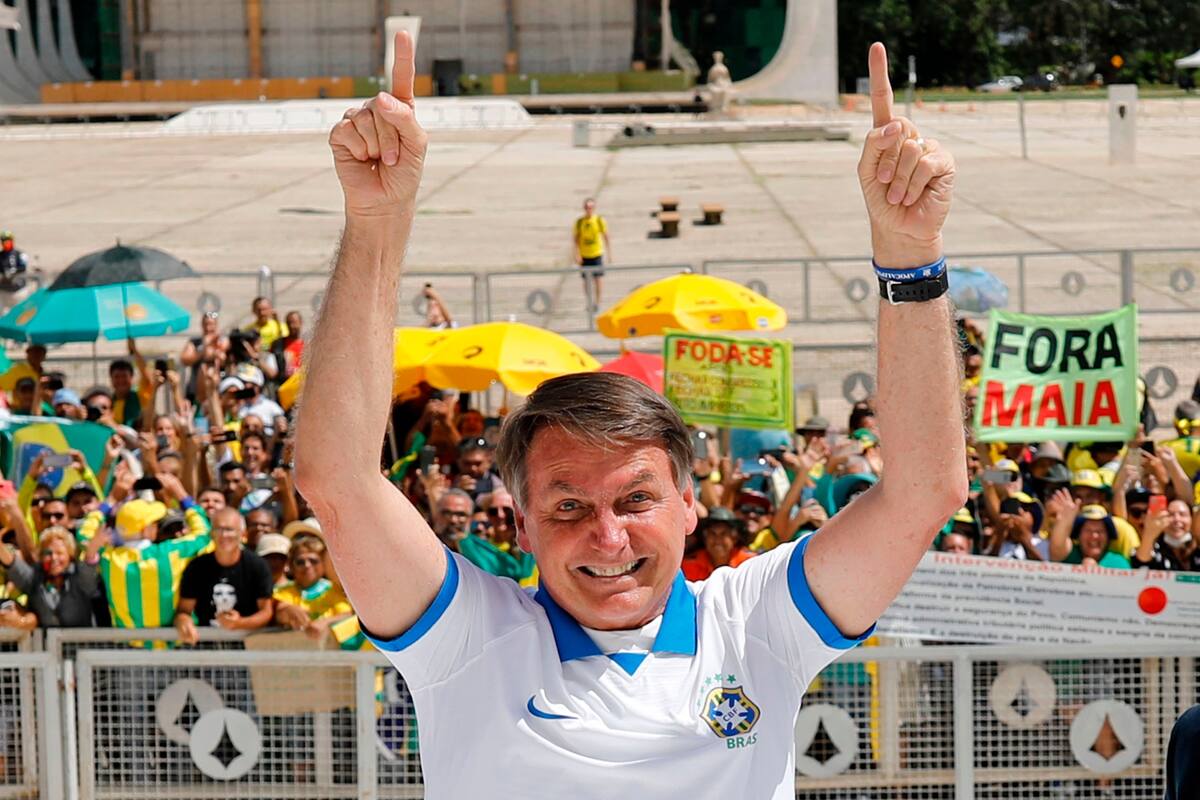 Bolsonaro en Brasilia