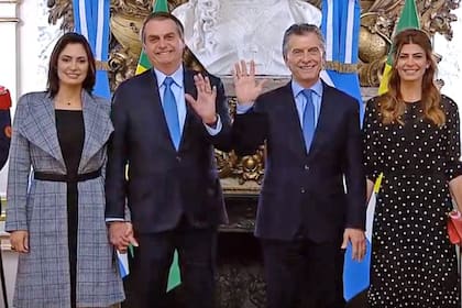El Presidente recibió a su par brasileño con un almuerzo en el museo de Casa Rosada