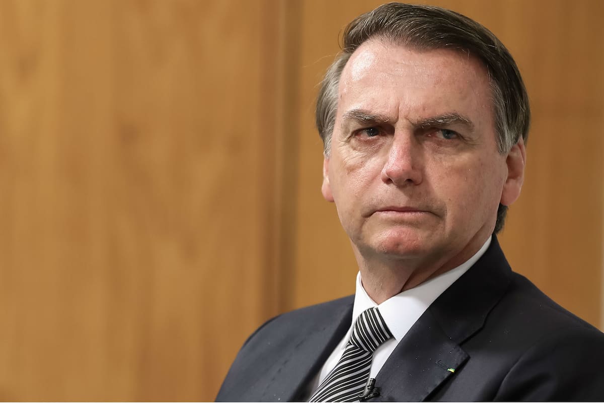 Bolsonaro, en la entrevista que le concedió a LA NACION en Brasilia