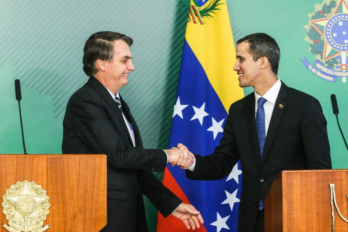 Bolsonaro y Guaidó dieron una conferencia de prensa conjunta en Brasilia