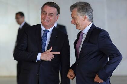 Jair Bolsonaro y Mauricio Macri