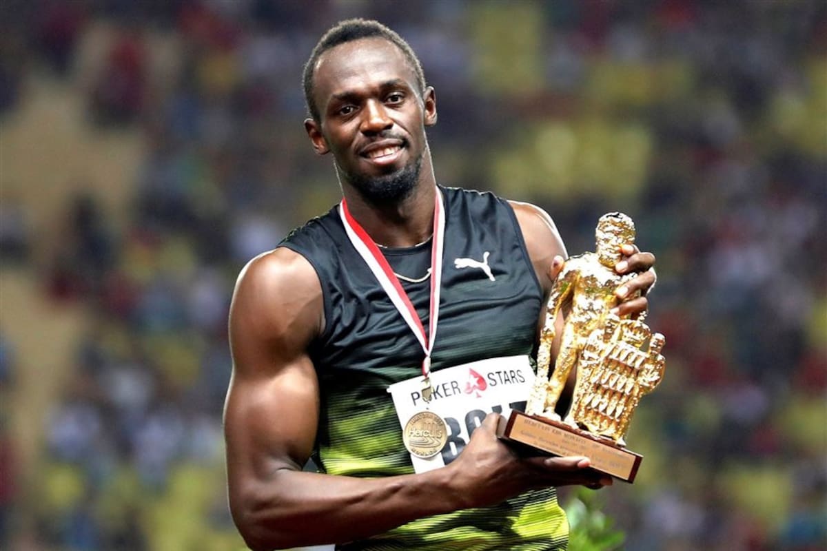 Bolt, un premio y una de sus últimas sonrisas
