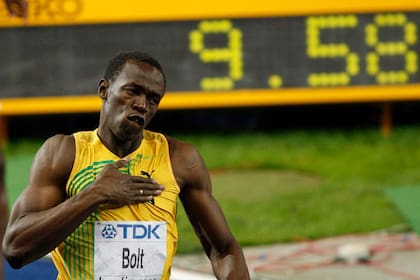 Bolt y una marca histórica: 9.58 para los 100m