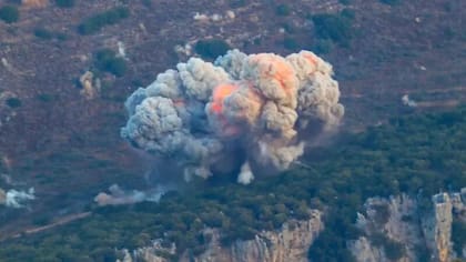 Bombardeo de Israel en el sur de Líbano