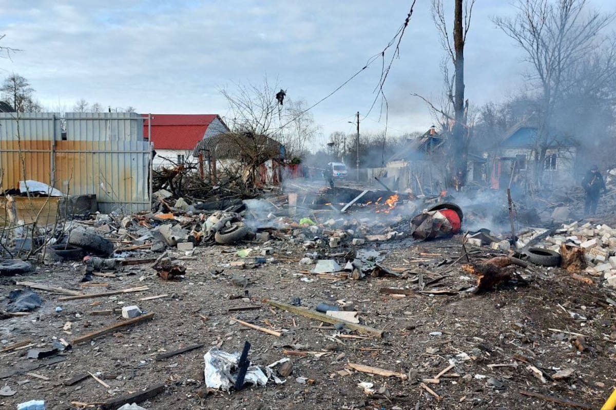 Bombardeos en Ucrania