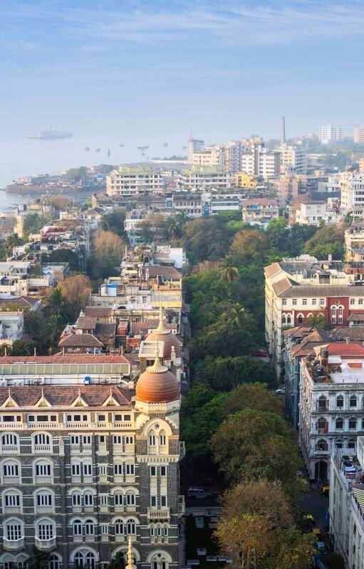 Bombay tiene barrios exclusivos que contrastan con las coloridas y caóticas calles de la ciudad