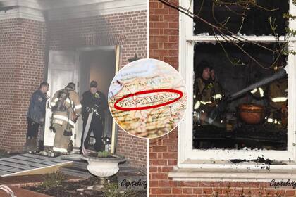 Bomberos de Harrisburg encontraron el incendio en la planta baja de la residencia oficial. Las llamas fueron controladas en 20 minutos