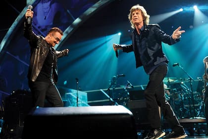 Bono y Jagger en Nueva York, 2009