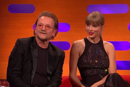 Bono y Taylor Swift en la emisión del Show de Graham Norton que podrá verse este viernes 11 en Film&Arts