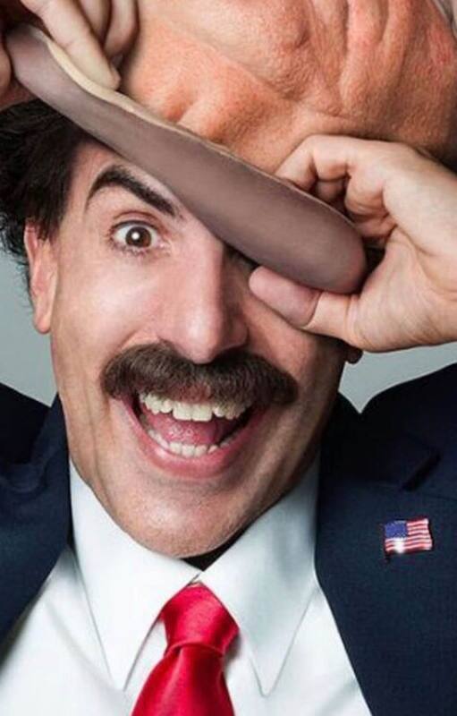 Sacha Baron Cohen como Borat; en su segunda película, el abogado de Trump, Rudy Giuliani, es víctima del "periodista kazajo"