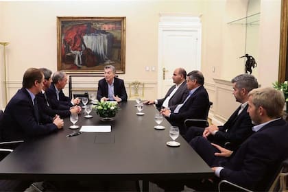 La última reunión de Macri con gobernadores peronistas