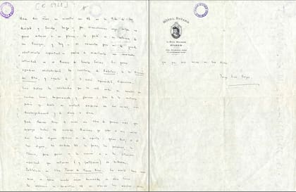 Borges, a través de una carta enviada en 1911, le profesó a Unamuno su gran admiración