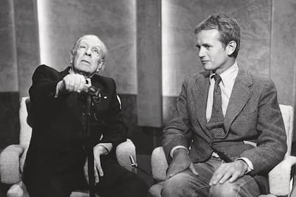Borges y Chatwin en el programa “Frank Delaney”, de la BBC (1983).