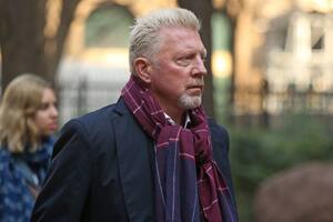 Boris Becker, leyenda del tenis, llegando al Tribunal de la Corona de Southwark, Londres: se enfrenta a un juicio penal por varios cargos en relación con su proceso de quiebra iniciado en 2017.