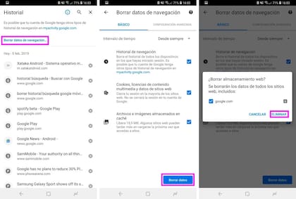 Borrar el historial es importante para tu privacidad