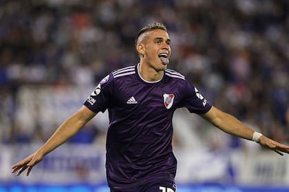 El festejo de Borré, que abrió el camino al triunfo de River