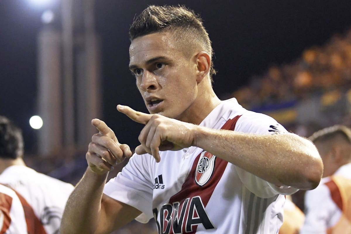 Borré lleva tres goles en 13 partidos oficiales en River