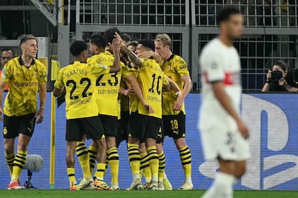 Borussia Dortmund se quedó con la ida. Derrotó 1 a 0 a PSG