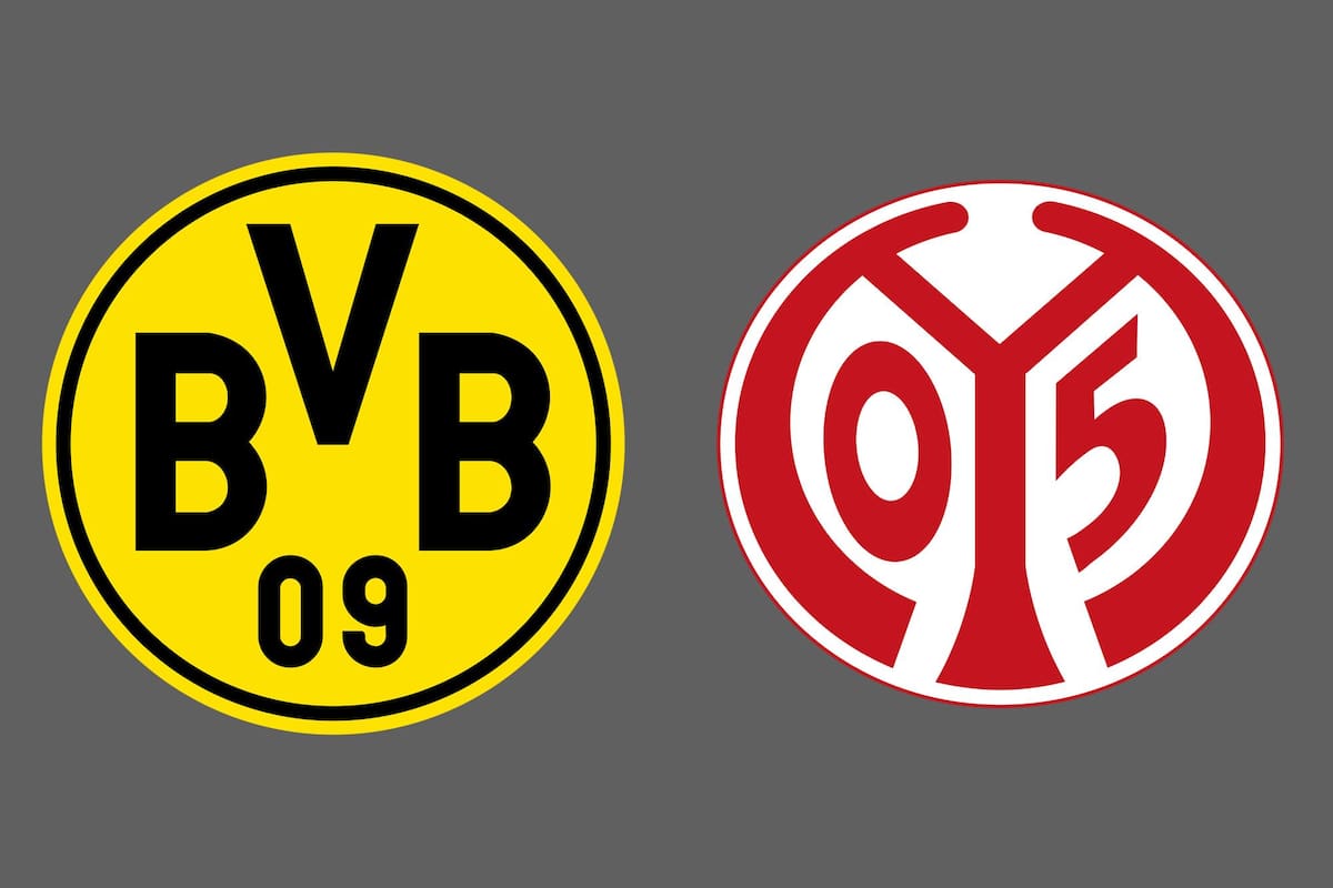 Borussia Dortmund y 1. FSV Mainz 05 disputaron uno de los encuentros de la jornada del fútbol aleman